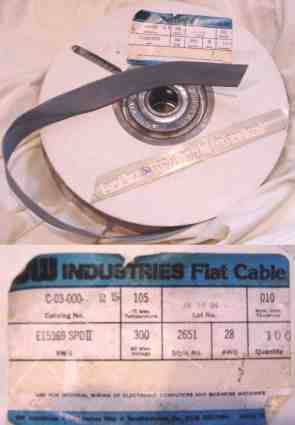100-feet of 25-conductor flat computer cable 